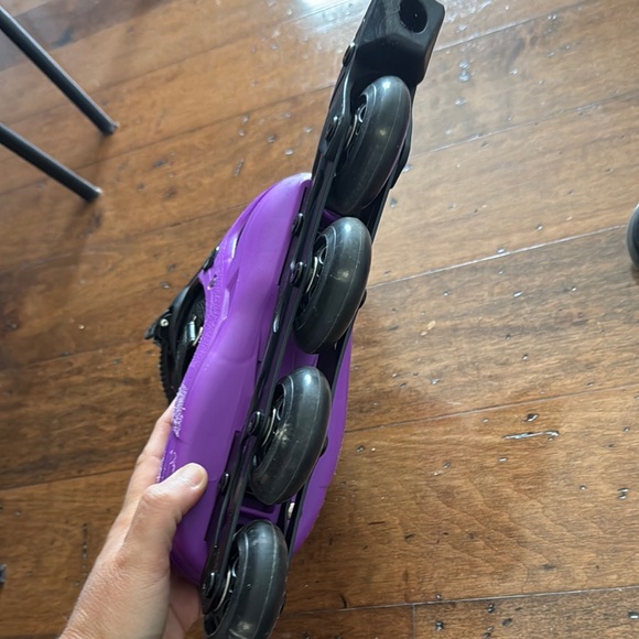 Kids Roller Skates - Black and Purple - Picture 11 of 14